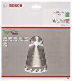 Bosch Optiline Ahşap 184x16mm 36 Diş Daire Testere Bıçağı 2608640818